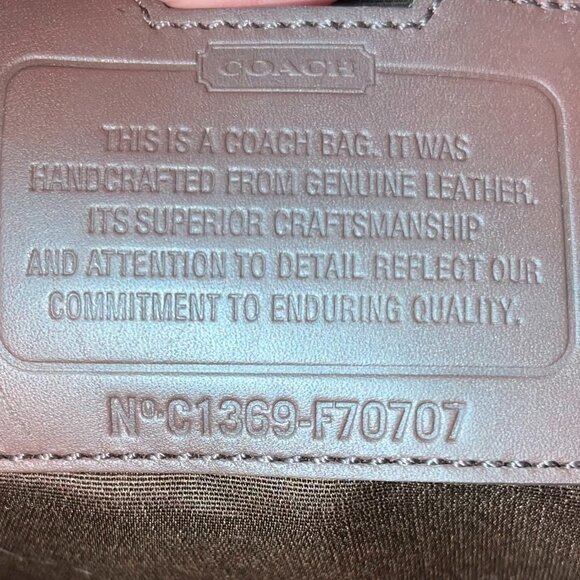 Coach Leather LEXINGTON LEATHER COMMUTER Bag - Picture 13 of 16